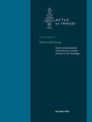 cover image of Versinnlichung
